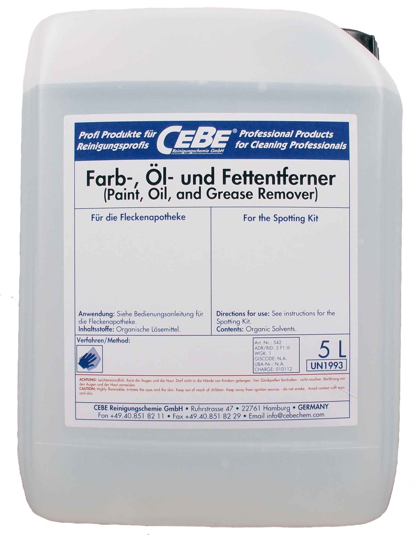 Farb Oel und Fettentferner 5L